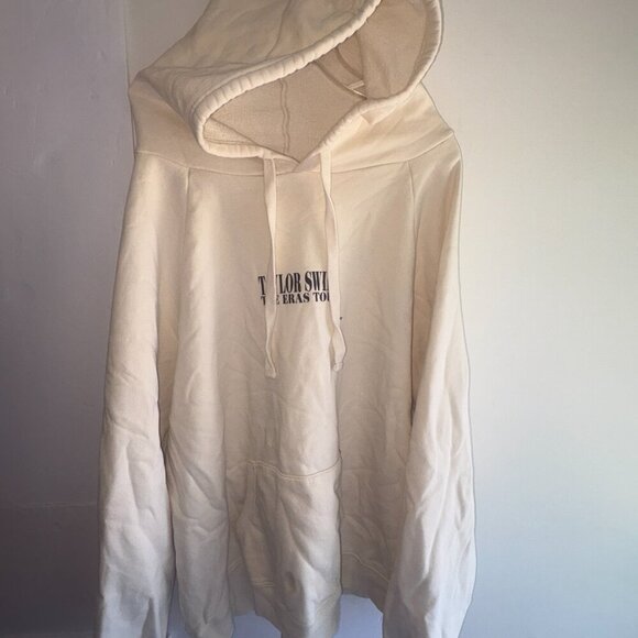 Taylor Swift The Eras Tour Official Merchandise Beige Hoodie Sweatshirt Size 2XL - Picture 12 of 12